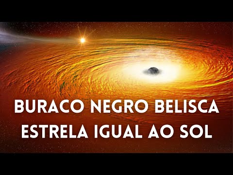 NASA flagra Buraco Negro beliscando e arrancando pedaços de estrela do tamanho do Sol