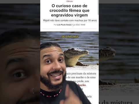 Esse crocodilo ENGRAVIDOU sendo VIRGEM!!! | Biomesquita