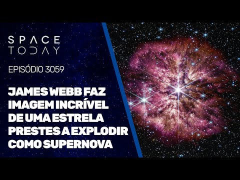 JAMES WEBB FAZ IMAGEM INCRÍVEL DE UMA ESTRELA PRESTES A EXPLODIR COMO SUPERNOVA