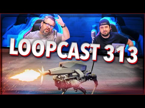 COLOCARAM UMA ARMA NUM ROBÔ CACHORRO! Loopcast 313!