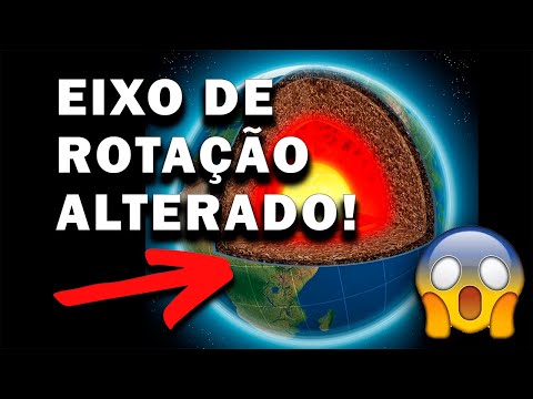 O EIXO DE ROTAÇÃO DA TERRA FOI ALTERADO PELAS MUDANÇAS CLIMÁTICAS?