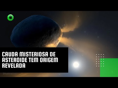 Cauda misteriosa de asteroide tem origem revelada