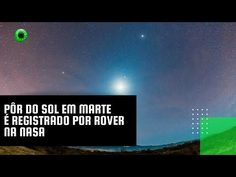 Pôr do Sol em Marte é registrado por rover na NASA