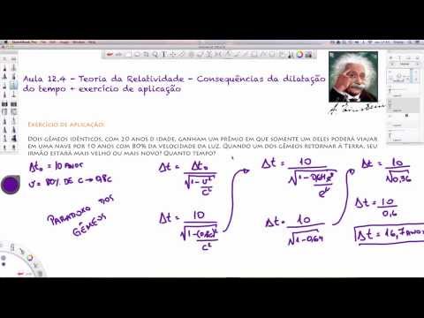 Aula 12.4 - Teoria da Relatividade - Consequências da dilatação do tempo [HD]