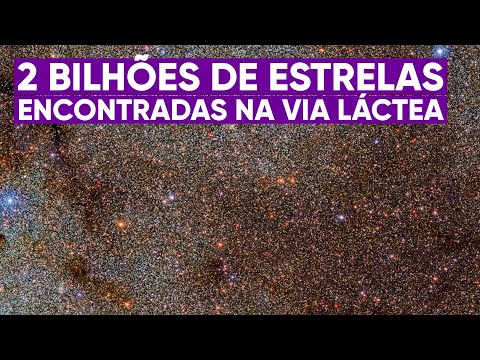 2 bilhões de estrelas foram contadas na Via Láctea