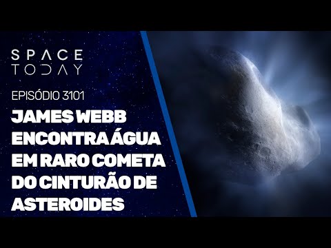 JAMES WEBB ENCONTRA ÁGUA EM RARO COMETA DO CINTURÃO DE ASTEROIDES