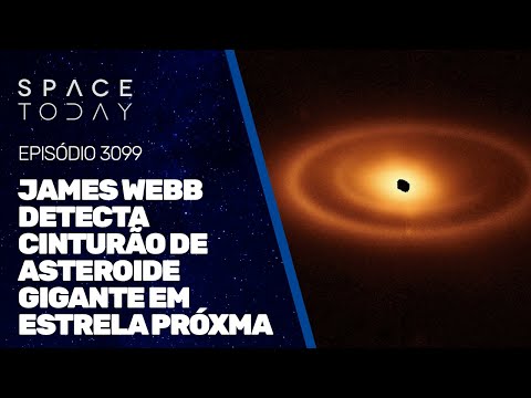 JAMES WEBB DETECTA CINTURÃO DE ASTEROIDE GIGANTESCO EM ESTRELA PRÓXIMA