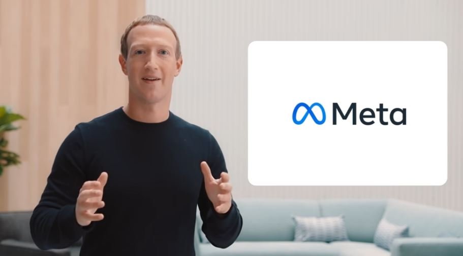 Logo da "nova" empresa de Mark Zuckerberg. 
Um símbolo do infinito com uma grafia que lembra a letra "M".
