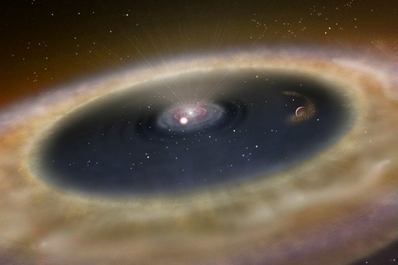 Uma segunda geração de planetas pode surgir no final da vida de uma estrela - 