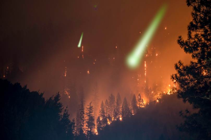 Há 13.000 anos um incêndio provocado por uma chuva de objetos incandescentes tomou 10% da superfície da Terra - 