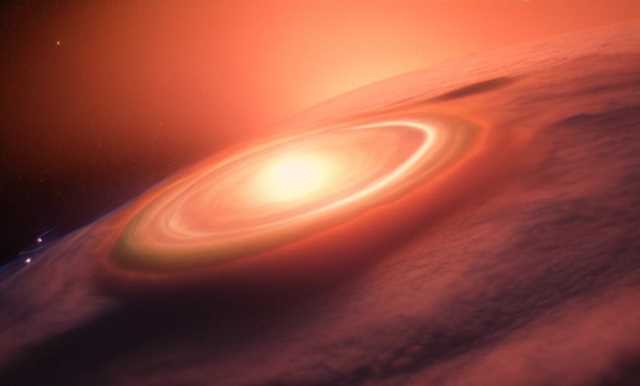 Origem da água na Terra é descoberta em uma protoestrela distante - Disco protoplanetário