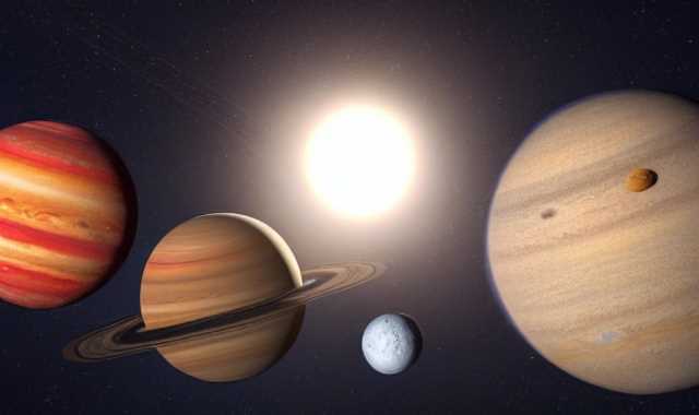 E se houvesse um “mini-Netuno” entre a Terra e Júpiter, o que aconteceria? - Sistema solar concepção artística.