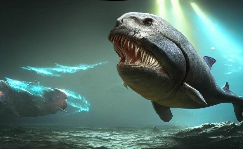 Peixe primitivo era uma “boca gigante que nadava”, sugere estudo - Concepção artística Dunkleosteus .