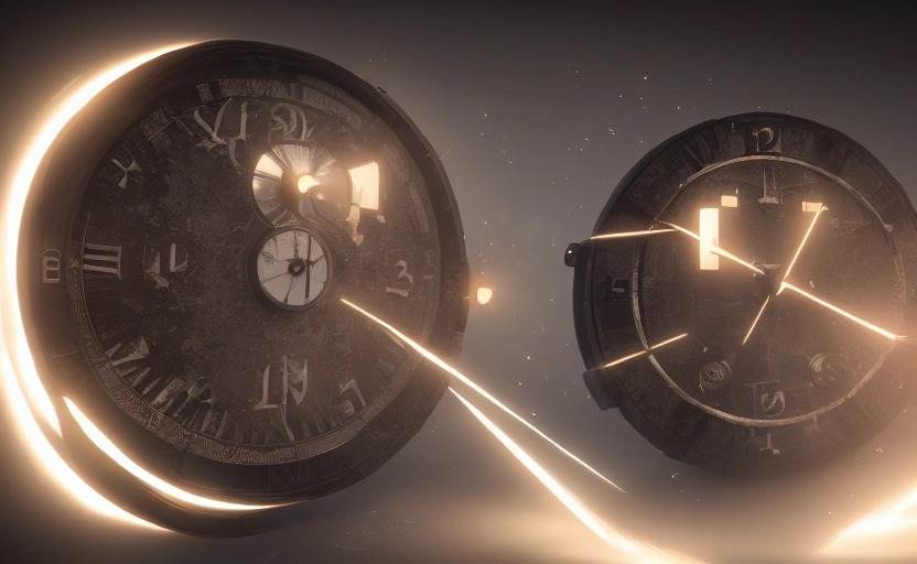 Nova versão do experimento da dupla fenda mostra que a luz interfere em seu próprio passado - Dois relógios iluminados por laser em um tema épico.