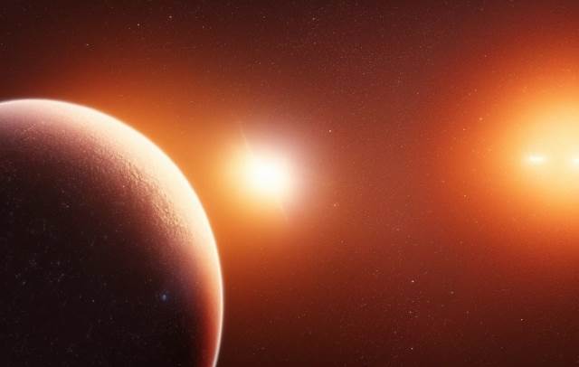 James Webb descobre mundo alienígena com dois sóis e tempestade de areia - Planeta com duas estrelas.