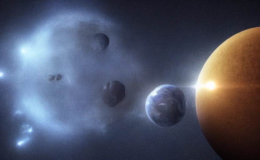 Planetas inteiros feitos de matéria escura podem existir, sugere estudo - Planeta de fumaça