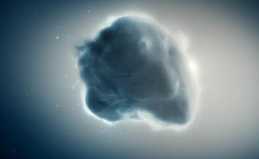 James Webb descobre água em torno de um misterioso cometa - Cometa com fumaça branca.