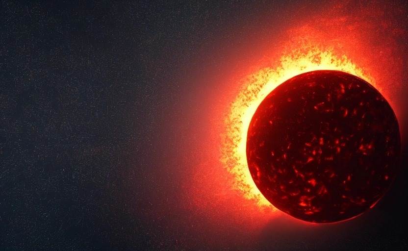 Vulcões podem cobrir a superfície de um recém-descoberto exoplaneta do tamanho da Terra - Exoplaneta vulcânico.