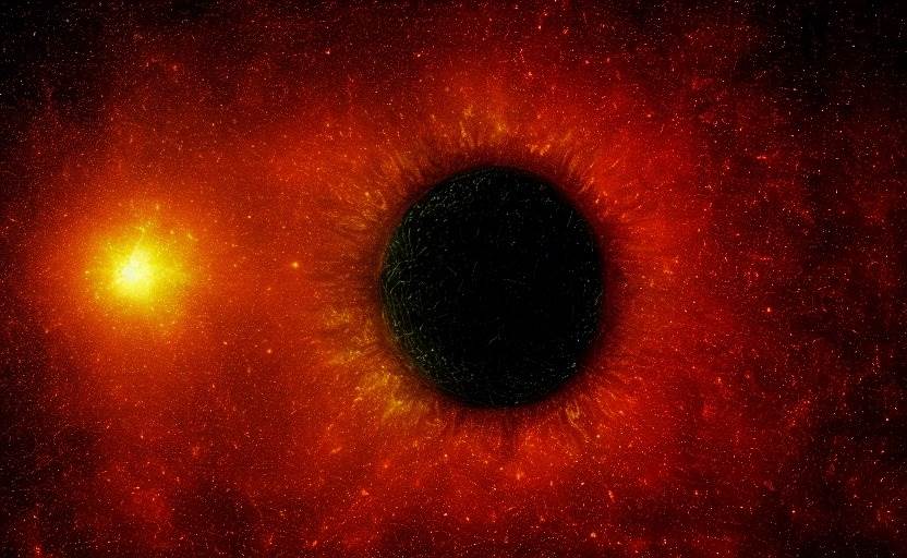 Primeira estrela de matéria escura pode ter sido detectada por astrônomos - Um sol orbitando uma estrela de matéria escura