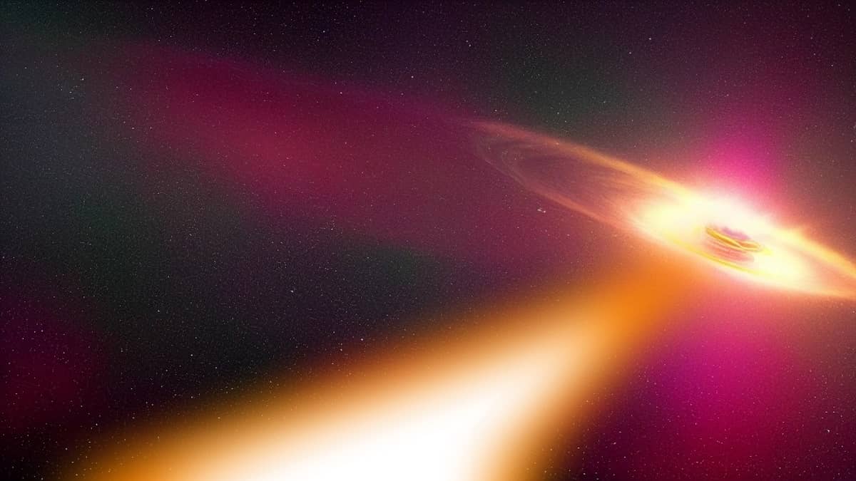 Explosão de rádio em outra galáxia produz sinal inédito - 