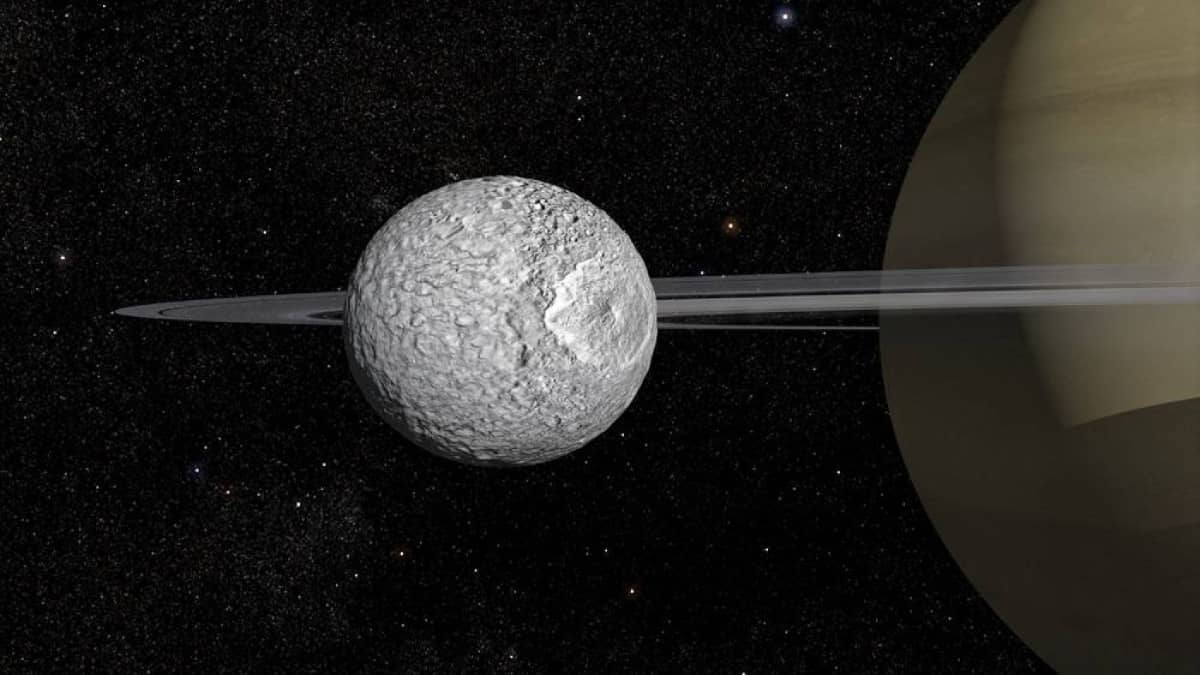 Lua da “Estrela da Morte” de Saturno oculta oceano subterrâneo - 
